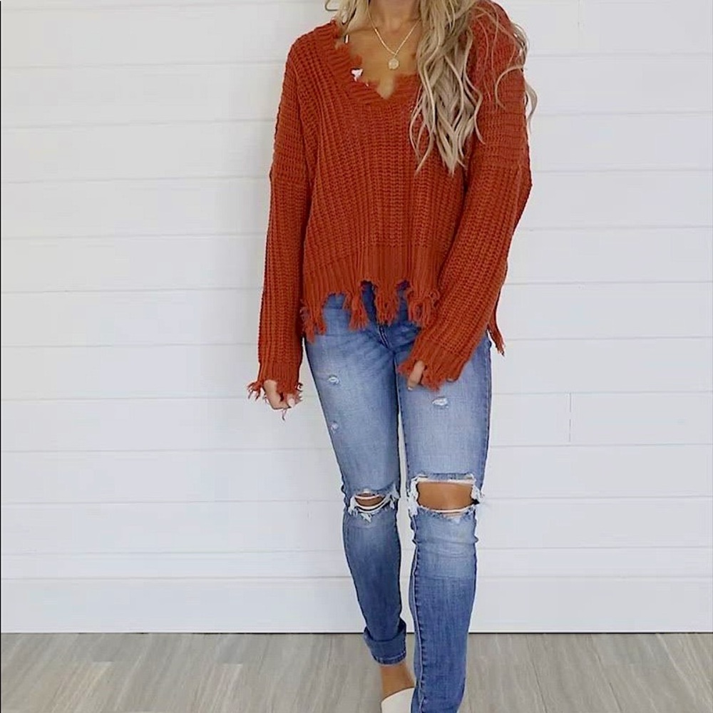 Rue21 Distressed Sweater
